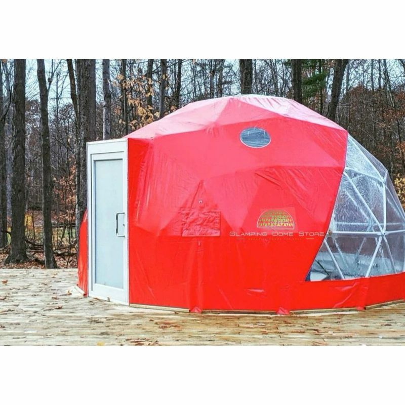 グランピング ドームテント 常設 キャンプ 大型 ドア付 防水 耐候 本格的 ファミリー アウトドア Glamping Dome Store  GEODESIC DOME TENT【代引不可】 | アルファエスパス