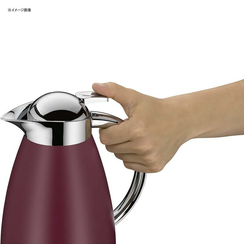 アルフィ1L魔法瓶ポットジャグシグノalfiSigno1421.240.100CoffeeJugMetalRed1LitrewithAlfiDurGlassInsert,InsulatedJugKeepsHotfor12Hours,IdealforCoffeeorTeapot,Potfor8Cups