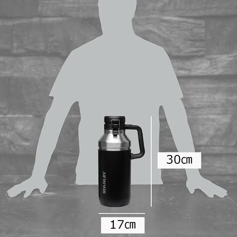 スタンレー真空グロウラーボトル水筒ビール炭酸1.9L最大24時間保冷BPAフリーアウトドアキャンプStanleyClassicVacuumInsulatedGrowler