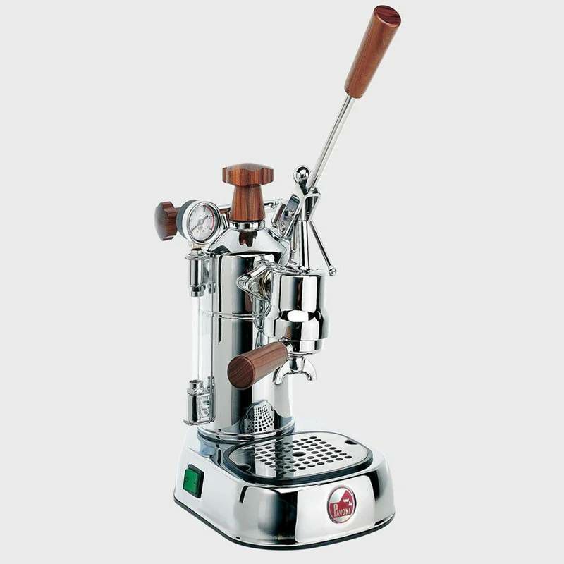 ラ・パボーニ社 エスプレッソマシン プロフェッショナル ８カップ 真鍮 イタリア製 La Pavoni Professional Chrome  with Wood PCW-16 Made in Italy家電 | アルファエスパス