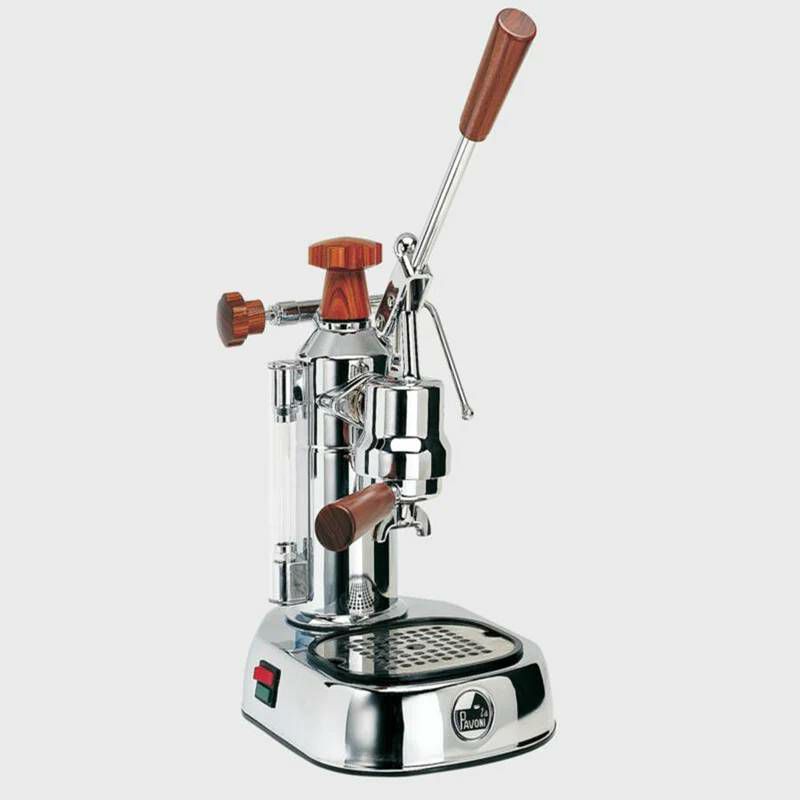 ラ・パボーニ社 エスプレッソマシン クロム 8カップ 真鍮 イタリア製 La Pavoni Europiccola Chrome with Wood  8 Cup Espresso Machine EPW-8 Made in Italy家電 | アルファエスパス