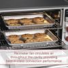 オーブンコンベクション温度計付プローブ肉料理WolfEliteCountertopOvenwithConvectionRedKnobWGCO150S家電