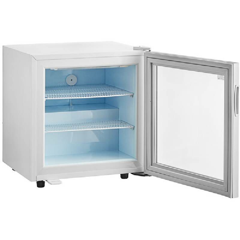 冷蔵庫244Lガラスドア棚4段LED照明ブラック黒AvantcoGDC-10-HC215/8"BlackSwingGlassDoorMerchandiserRefrigeratorwithLEDLighting家電