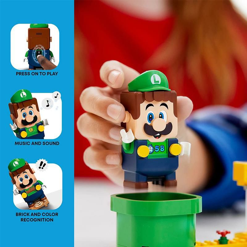 レゴスーパーマリオルイージとぼうけんのはじまりスターターセットLEGOSuperMarioAdventureswithLuigiStarterCourse71387BuildingKit;CollectibleToyPlaysetforCreativeKids,New2021(280Pieces)