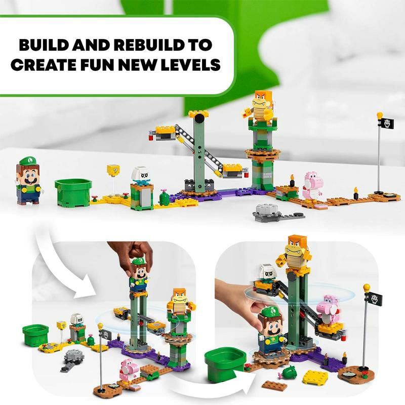 レゴスーパーマリオルイージとぼうけんのはじまりスターターセットLEGOSuperMarioAdventureswithLuigiStarterCourse71387BuildingKit;CollectibleToyPlaysetforCreativeKids,New2021(280Pieces)