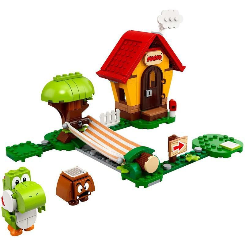 レゴスーパーマリオヨッシーとマリオハウスLEGOSuperMarioMario’sHouse&YoshiExpansionSet71367BuildingKit,CollectibleToytoCombinewithTheSuperMarioAdventureswithMarioStarterCourse(71360)Set(205Pieces)