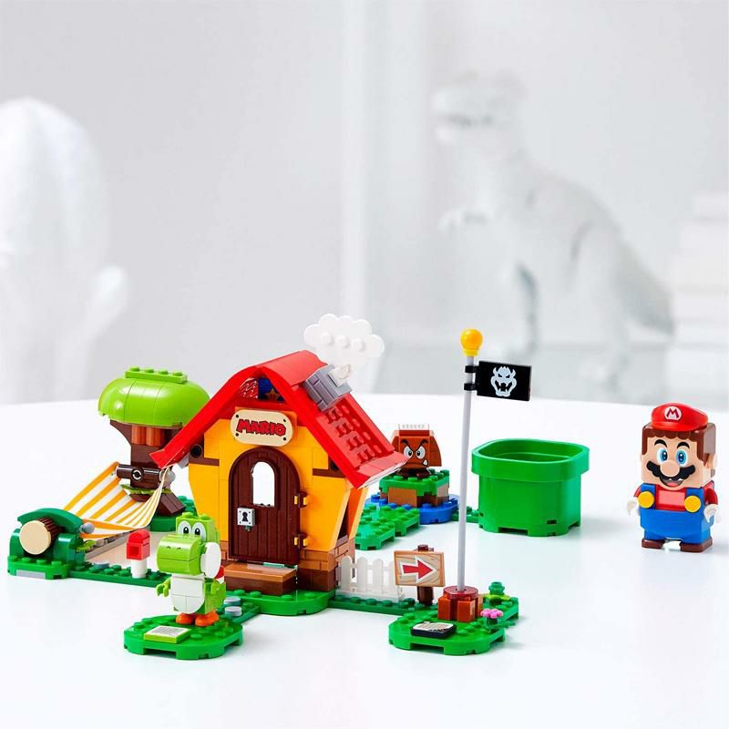 レゴスーパーマリオヨッシーとマリオハウスLEGOSuperMarioMario’sHouse&YoshiExpansionSet71367BuildingKit,CollectibleToytoCombinewithTheSuperMarioAdventureswithMarioStarterCourse(71360)Set(205Pieces)