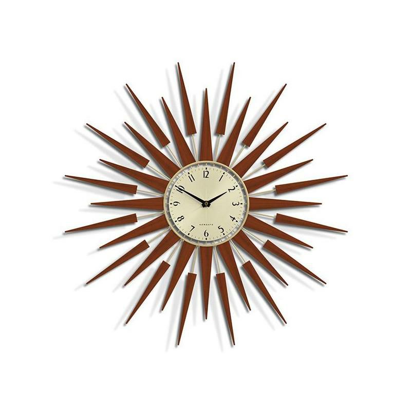 ニューゲート掛け時計ウォールクロック直径65cm太陽NEWGATEThePlutoPLUTOGMid-CenturySunburstWallClock|WoodenSunray