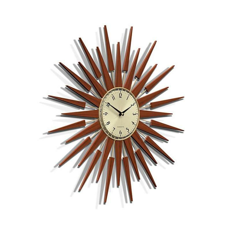 ニューゲート掛け時計ウォールクロック直径65cm太陽NEWGATEThePlutoPLUTOGMid-CenturySunburstWallClock|WoodenSunray