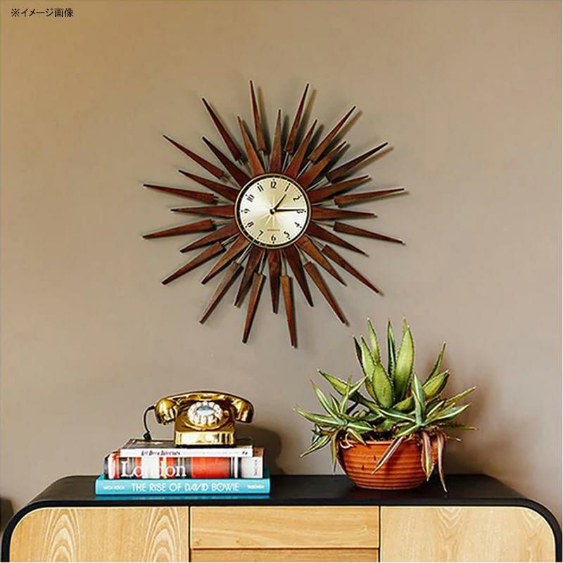 ニューゲート掛け時計ウォールクロック直径65cm太陽NEWGATEThePlutoPLUTOGMid-CenturySunburstWallClock|WoodenSunray