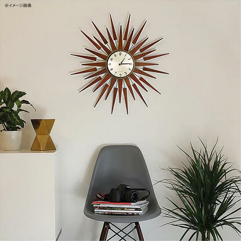 ニューゲート掛け時計ウォールクロック直径65cm太陽NEWGATEThePlutoPLUTOGMid-CenturySunburstWallClock|WoodenSunray