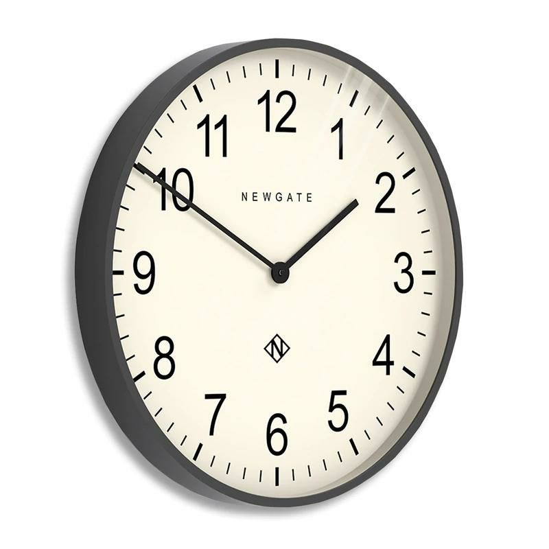 ニューゲート掛け時計大きいウォールクロック直径60cmNewgateProfessorNUMXPROF309BGYExtraLargeModernWallClock|MoonstoneGrey
