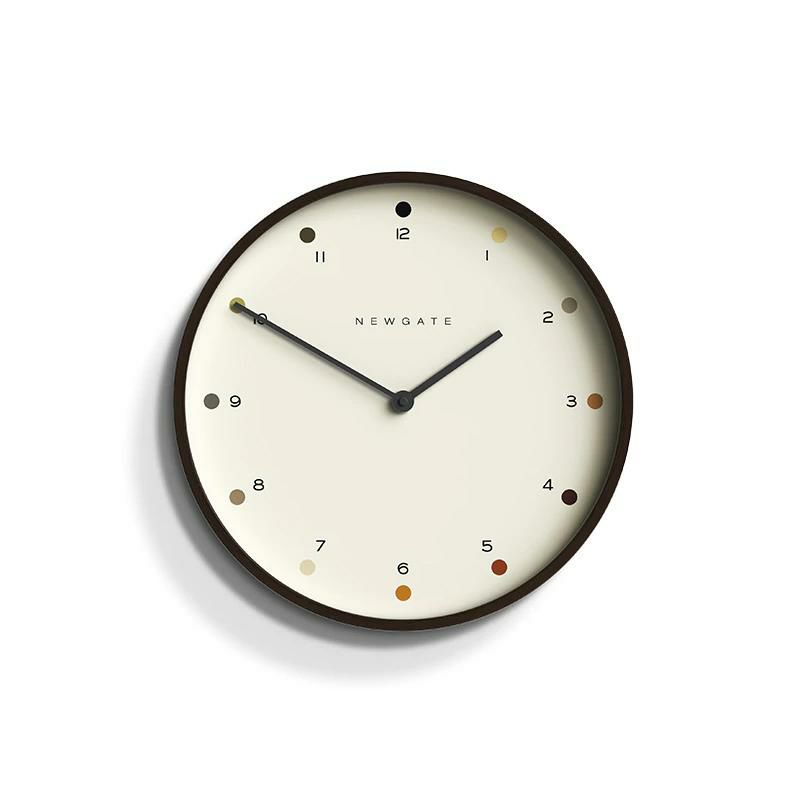 ニューゲート掛け時計ウォールクロック直径40cmNewgateMrClarkeMRC161DPLY40LargeDarkWoodWallClock|ModernMinimalist