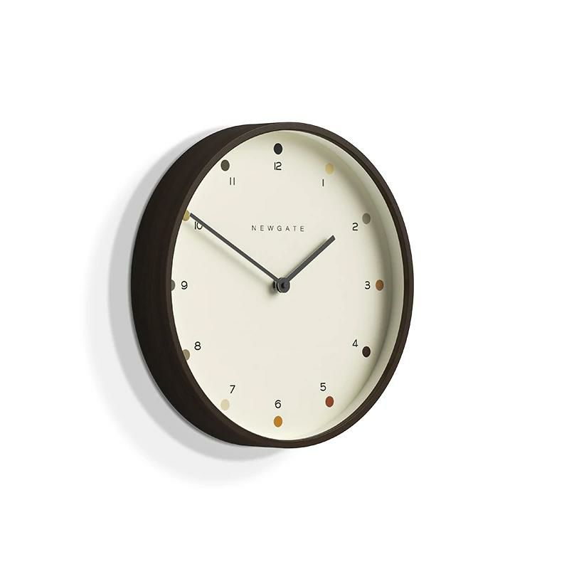 ニューゲート掛け時計ウォールクロック直径40cmNewgateMrClarkeMRC161DPLY40LargeDarkWoodWallClock|ModernMinimalist