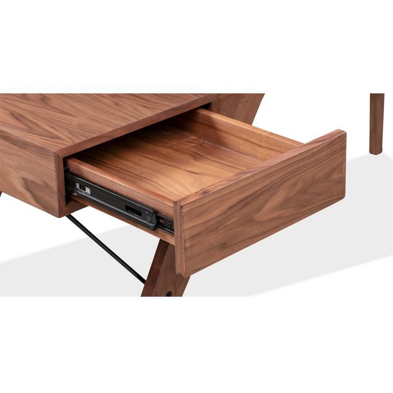 木製デスク机テーブル幅170cm引き出し付KardielProtractorJr.67"Desk