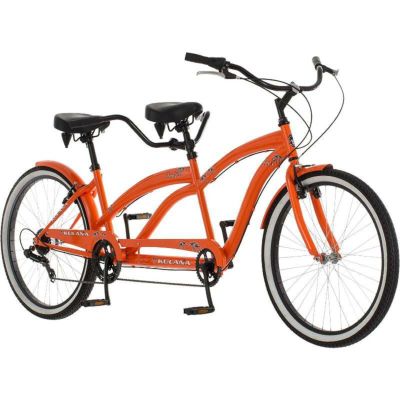 タンデム 自転車 二人乗り 26インチ ビーチクルーザーバイク 7段変速 Kulana Lua Tandem Adult Beach Cruiser Bike, 26-Inch Wheels, Single to 7-Speeds, Multiple Colors【組立要】