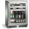 冷蔵庫業務品質ビバレッジクーラー60缶ワイン16本ガラスドアPerlick24