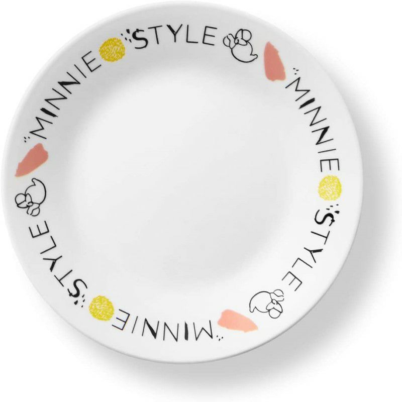 ディズニーミニーマウスプレート皿直径17cm4枚セットコレールCorelleDisney6.75"AppetizerPlates4-pcSet,MinnieMouse