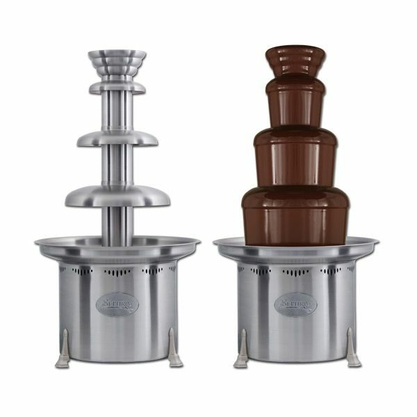 業務品質チョコレートファウンテン～75名セフラコルテッツSephraTHECORTEZ-23"CommercialChocolateFountain-BrushedStainlessSteel【代引不可】家電