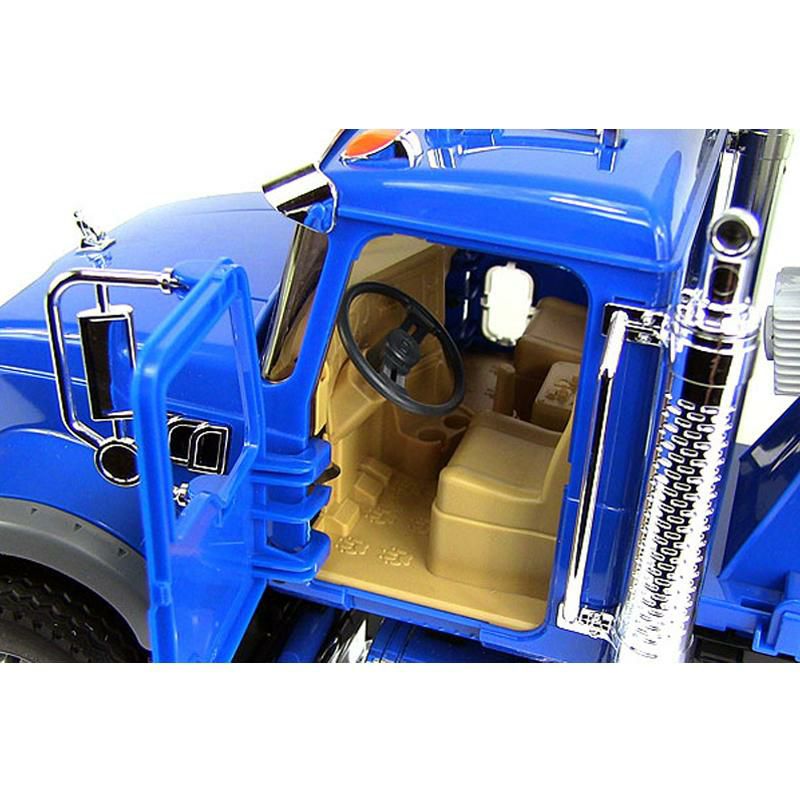 MACKGranite1/16スケールミキサー車ブルーおもちゃ車ドイツ製MACKGraniteCementMixerinBlue-ProSeries