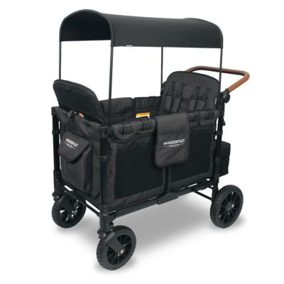 ワゴン ベビーカー 4人用 最大136kg シート取り外し可 日よけ 屋根 キャノピー Wonderfold Wagon W4 Luxe Quad Stroller Wagon (4 Seater)