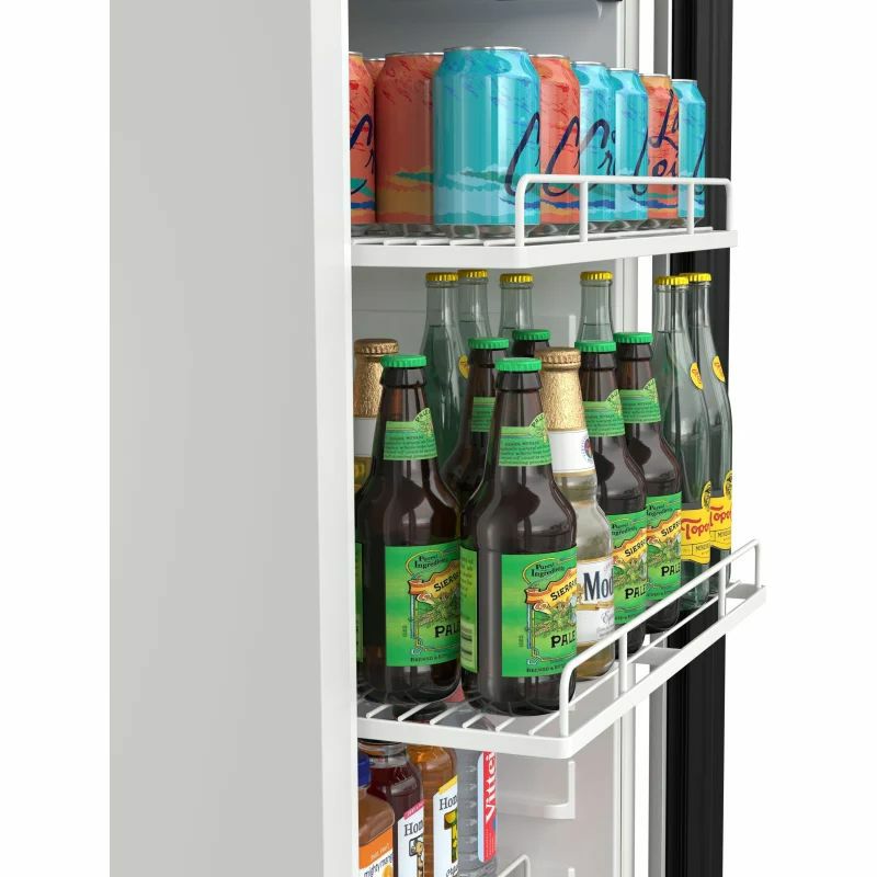 ビルトイン冷蔵庫396Lワイヤーシェルフ6段EdgeStarVBR64014Cu.Ft.Built-InCommercialBeverageMerchandiser