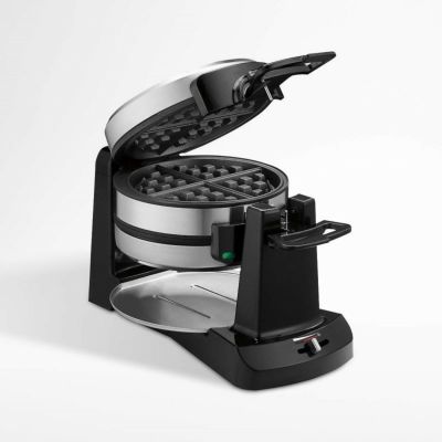 家庭用 クイジナート フリップ式 家庭用ダブルワッフルメーカー 両面 2枚焼 Cuisinart Double Belgian Waffle Maker WAF-F40 家電