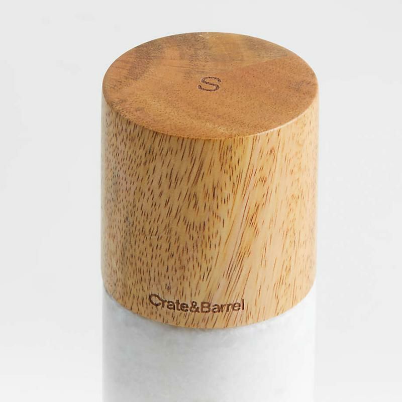 ソルトペッパー大理石CRATE&BARREL限定CRATE&BARRELMarbleandWoodSaltandPepperMills