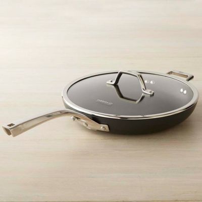ウイリアムズ・ソノマ限定 カルファロン 直径30cm ハンドル フタ付 フライパン PFOAフリー エリートシリーズ Williams-Sonoma Calphalon Elite Nonstick Covered Fry Pan, 12