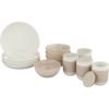 コレール食器セット4組16点無地CorelleStoneware16-pcDinnerwareSet,Navy,SolidandReactiveGlazes,Servicefor4