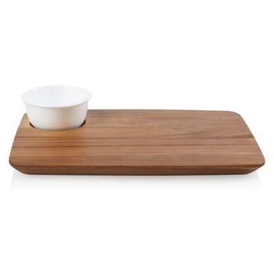 コレール 木製 チーズボード ボウル サービングセット パーティ Corelle Coordinates Cheese Board with Bowl Serving Set, White 1139216