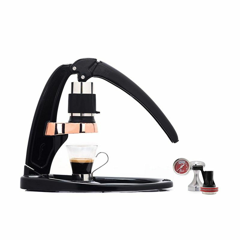 手動エスプレッソマシン シグネチャー マニュアル 圧力計キット付 ブラック Flair Espresso Maker Signature