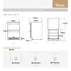 冷蔵庫153L引き出しアンダーカウンターステンレストゥルーtrueUNDERCOUNTERREFRIGERATORDRAWERTUR-24D家電