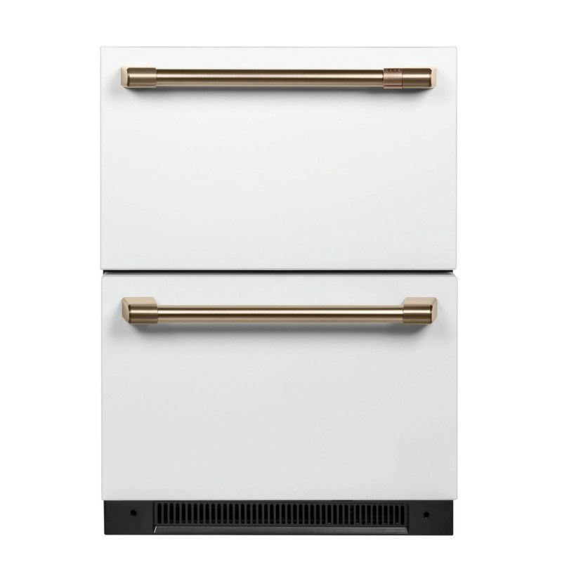 冷蔵庫161L引き出しアンダーカウンターステンレスカフェCafe24InchBuilt-InDualDrawersRefrigerator