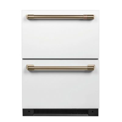 冷蔵庫161L引き出しアンダーカウンターステンレスカフェCafe24InchBuilt-InDualDrawersRefrigerator