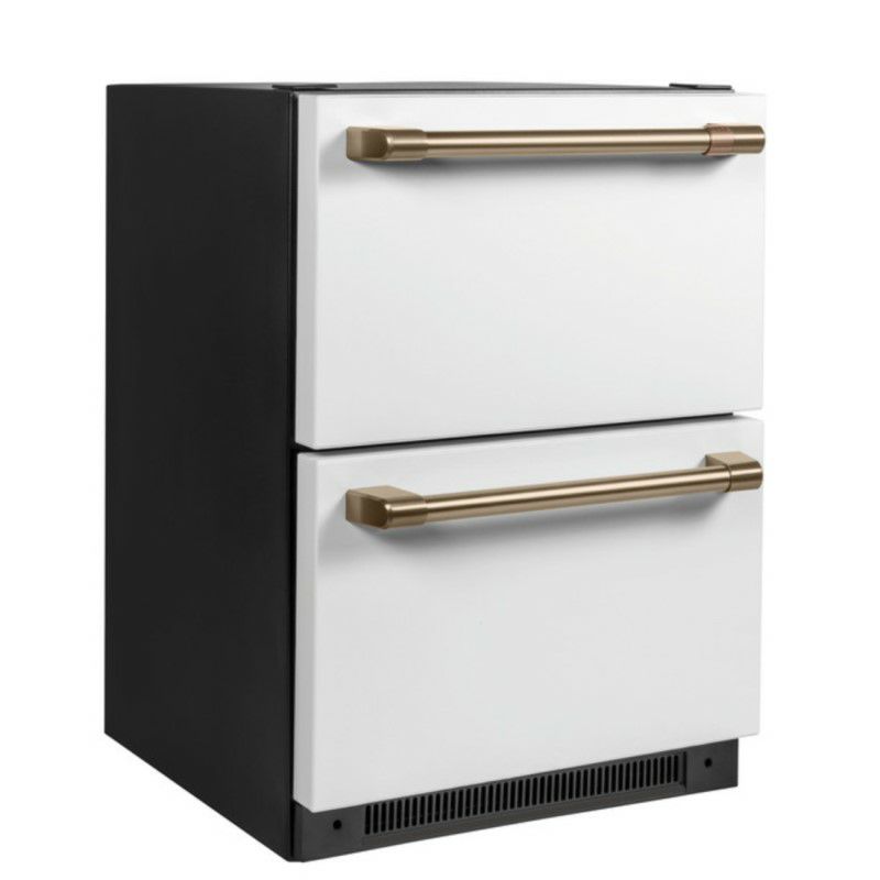 冷蔵庫161L引き出しアンダーカウンターステンレスカフェCafe24InchBuilt-InDualDrawersRefrigerator