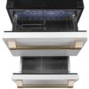冷蔵庫161L引き出しアンダーカウンターステンレスカフェCafe24InchBuilt-InDualDrawersRefrigerator