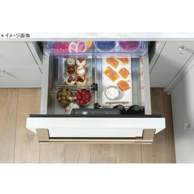 冷蔵庫161L引き出しアンダーカウンターステンレスカフェCafe24InchBuilt-InDualDrawersRefrigerator