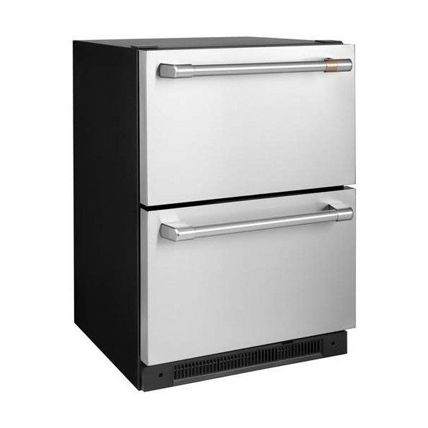 冷蔵庫161L引き出しアンダーカウンターステンレスカフェCafe24InchBuilt-InDualDrawersRefrigeratorwith5.7Cu.Ft.CapacityCDE06RP4NW2家電【代引不可】