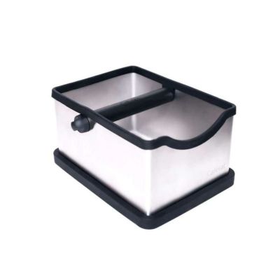 ノックボックス ステンレス スクエア型 エスプレッソ CAFELAT STAINLESS STEEL KNOCK BOX