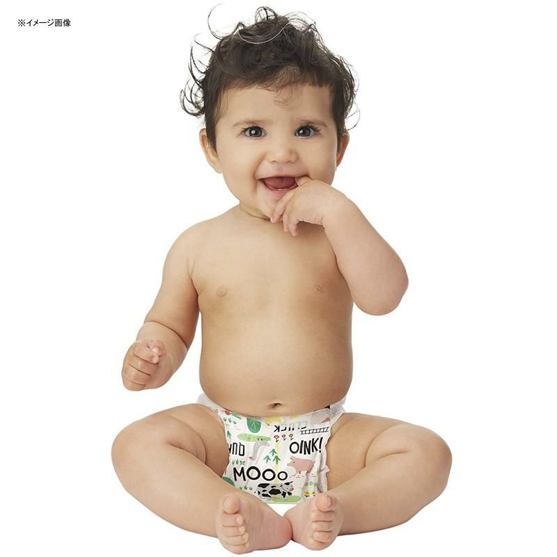 紙おむつ80枚入体重4～6kg交換サインTheHonestCompanyCleanConsciousDiapers,AboveItAll+BarnyardBabies,Size1,80CountClubBox