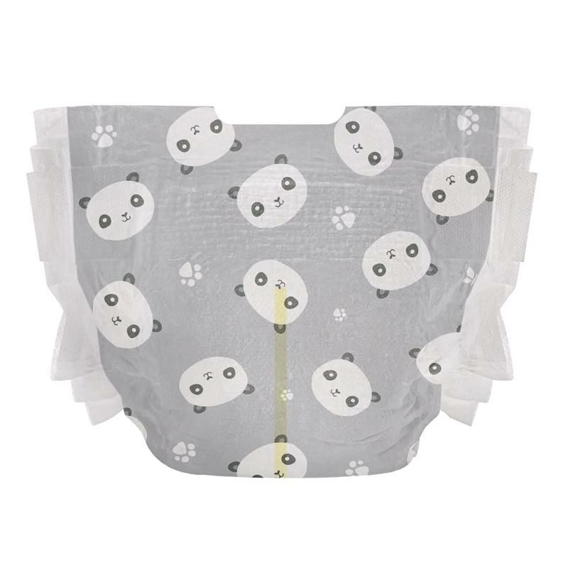 紙おむつ76枚入体重5～8kg交換サインTheHonestCompanyCleanConsciousDiapers,Pandas+BarnyardBabies,Size2,76CountClubBox