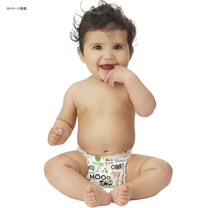 紙おむつ76枚入体重5～8kg交換サインTheHonestCompanyCleanConsciousDiapers,Pandas+BarnyardBabies,Size2,76CountClubBox