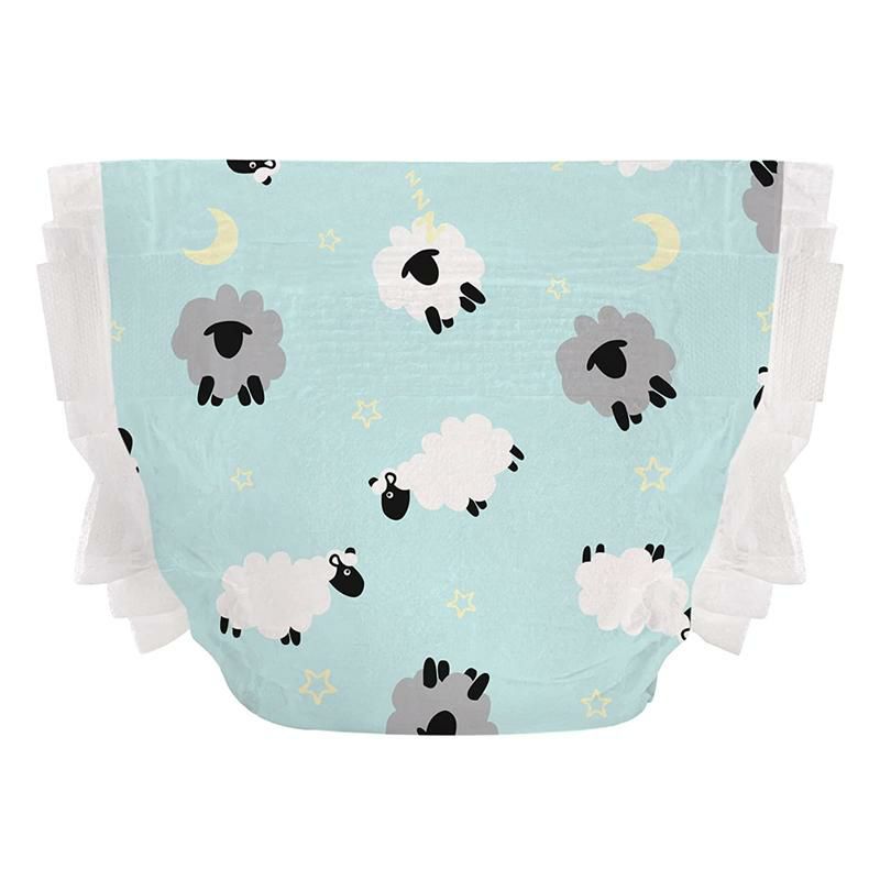 紙おむつおやすみ夜用最大12時間60枚入体重7～13kgTheHonestCompanyOvernightDiapers,SleepySheep,Size3,60CountClubBox