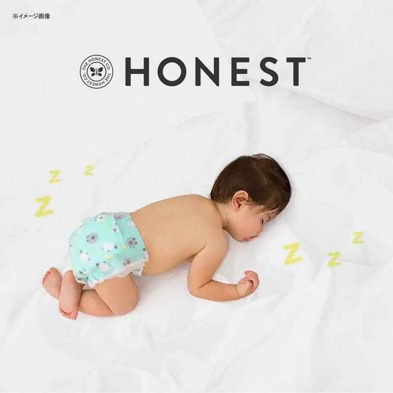 紙おむつおやすみ夜用最大12時間60枚入体重7～13kgTheHonestCompanyOvernightDiapers,SleepySheep,Size3,60CountClubBox