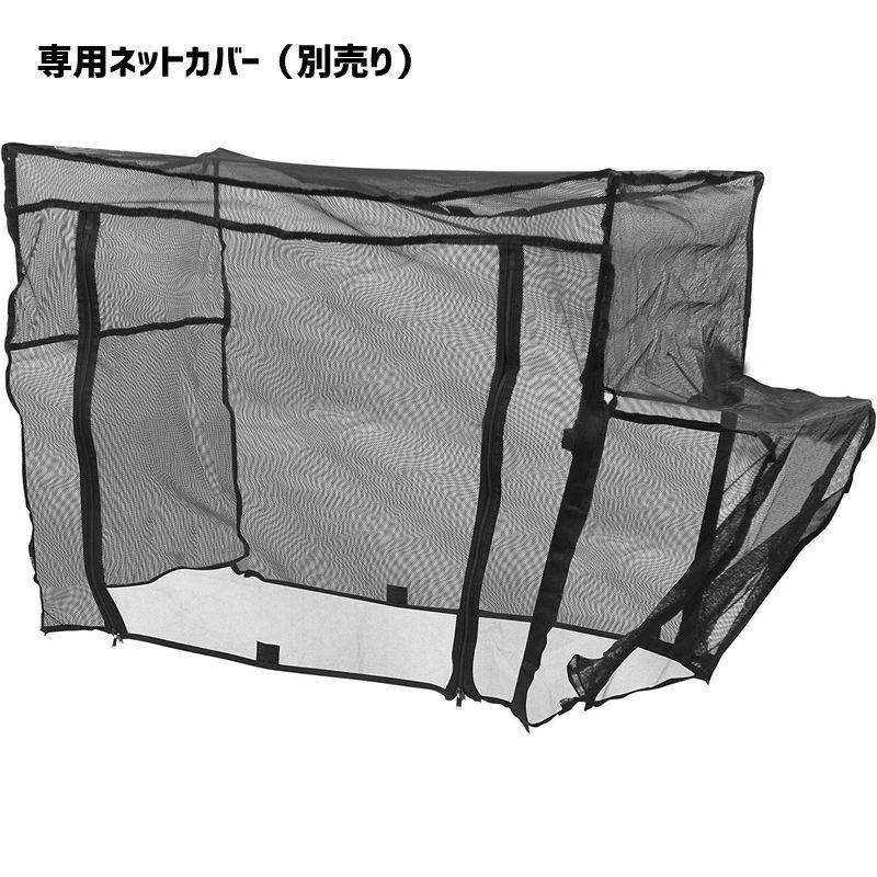 折りたたみワゴン屋根付ベビーカーカート子供プッシュプルCreativeOutdoorPushPullWagonforKids,FoldablewithSun/Rain(Blue)