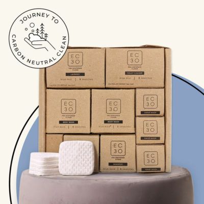 EC30 トライアルキット 洗濯用洗剤 トイレクリーナー シャンプー ボディウォッシュ ハンドウォッシュ エコフレンドリー 包装なし EC30 TRY IT ALL KIT