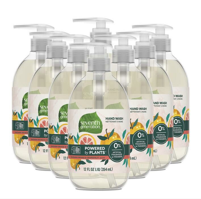 ハンドソープ354mlレモンティーツリーセブンスジェネレーションSeventhGenerationPurelyCleanHandWashSoapFreshLemon&TeaTree12oz