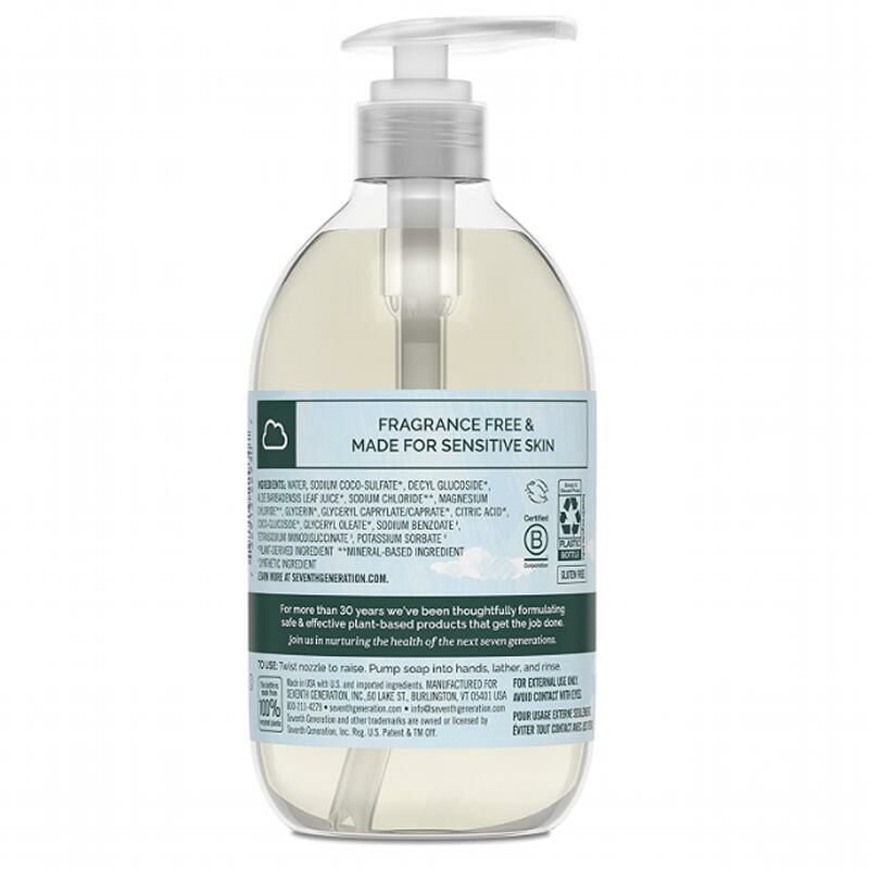 ハンドソープ354mlレモンティーツリーセブンスジェネレーションSeventhGenerationPurelyCleanHandWashSoapFreshLemon&TeaTree12oz