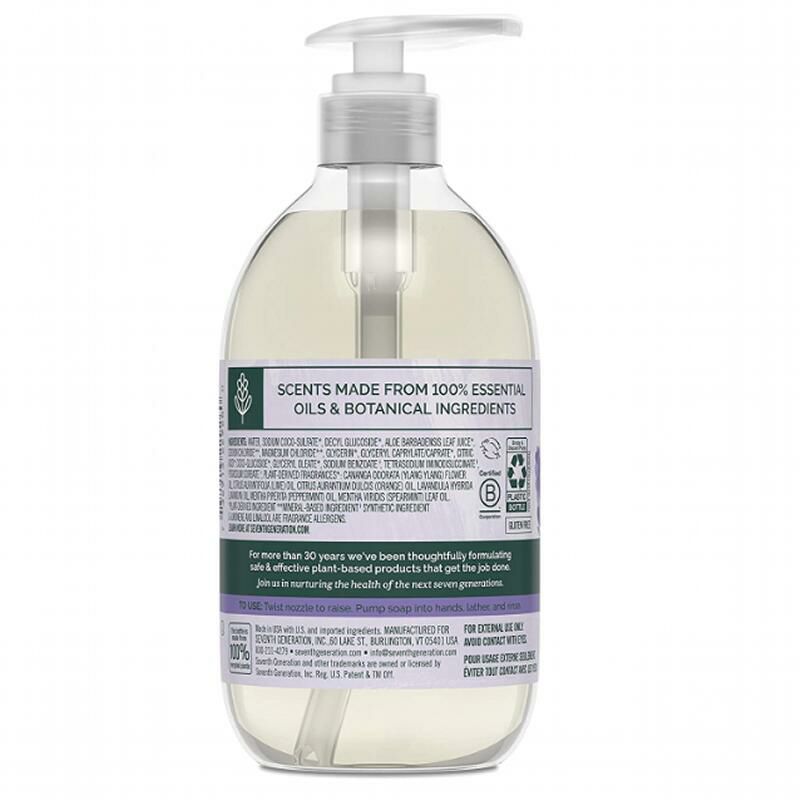 ハンドソープ354mlレモンティーツリーセブンスジェネレーションSeventhGenerationPurelyCleanHandWashSoapFreshLemon&TeaTree12oz